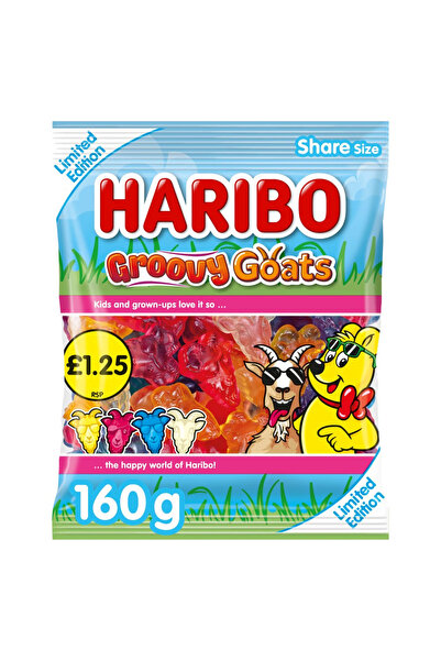 Haribo Groovy Goats Ediție Limitată Marea Britanie 160g