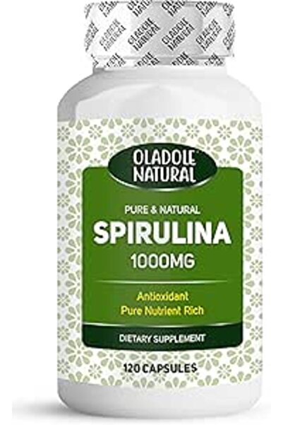 Oladole Natural سبيرولينا 1000 ملغ، 120 كبسولة