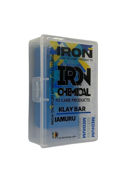 IRON CHEMICAL Clay Bar-Kil – Araç Yüzeyi Temizliği İçin Orta Sertlikte Kil Hamuru | 200 GR