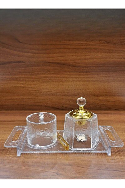 ALQANNAS Incense burner, incense box, tongs, and dish, all made of high-quality, genuine acrylic.