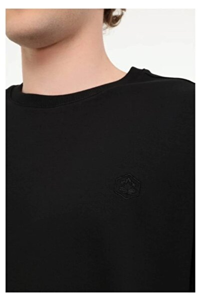 lumberjack 5W Mb Sn75 C Neck Sw 5Pr Erkek Sweat A102024369 Sıyah