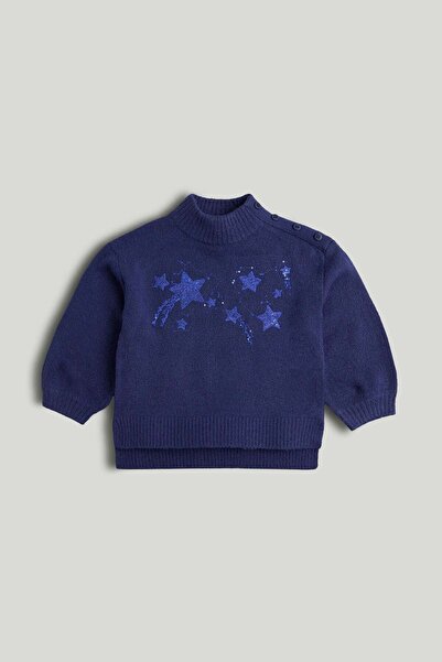 MOTHERCARE Blue Star Knitted Jumper