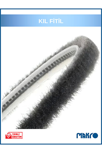 GLASSMAKRO Alüminyum Pvc Kapı Pencere Cam Balkon Kıl Fitili En 6,7mm - Kıl Uzunluğu: 6mm - RULO - 350 METRE