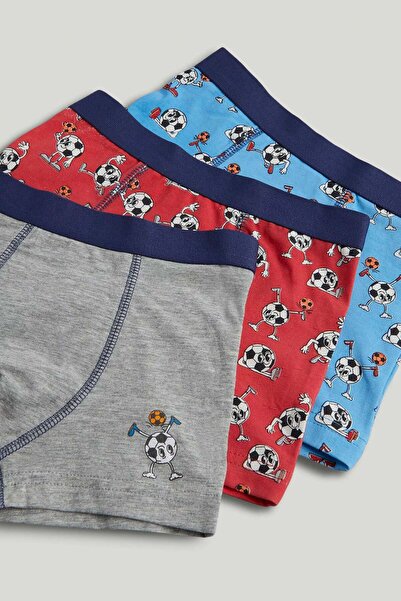 MOTHERCARE 3 Pack Football Trunk Briefs