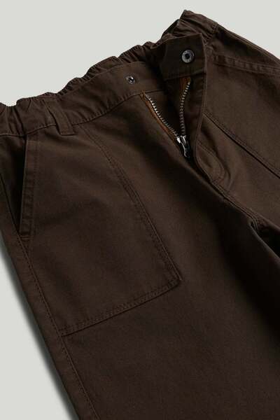 MOTHERCARE Brown Canvas Trousers