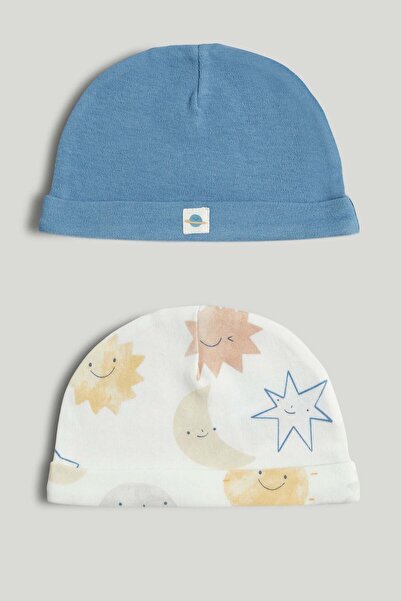 MOTHERCARE 2 Pack Cotton Baby Hats