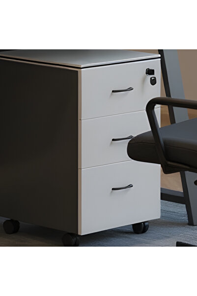 Ebticar Compact White & Grey Writing Desk – 100 cm Modern Office Table for Small Spaces