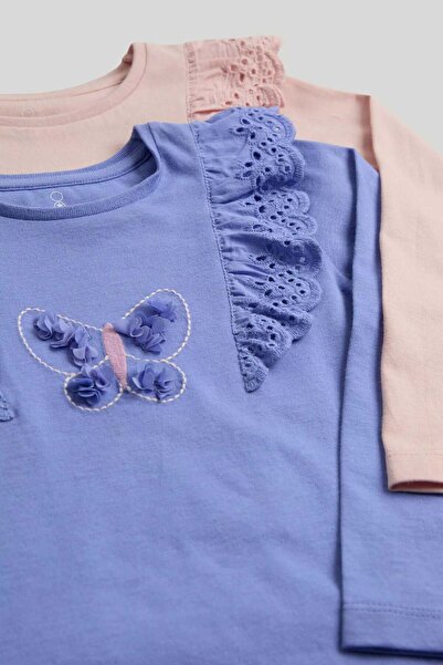 MOTHERCARE 2 Pack Butterfly Pyjamas