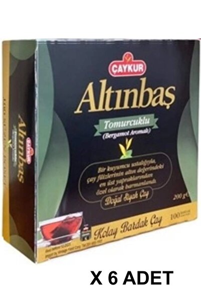 Çaykur Altınbaş Tomurcuklu Kolay Bardak Poşet Çay 200 gr X 6 Adet
