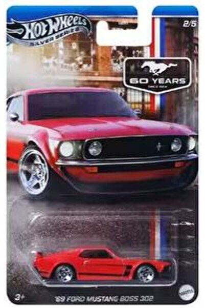 HOT WHEELS Silver Series '69 Ford Mustang Bss 302