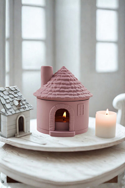 LALEZEN HOME DEKORATİF MINI MUMLUK EV (12X8) - TEALIGHT HEDIYELI