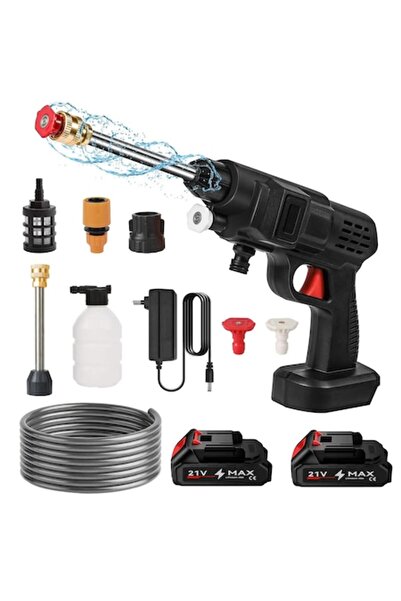 dalimag Aparat de spălat cu presiune, 2 baterii, electric, 30 bar