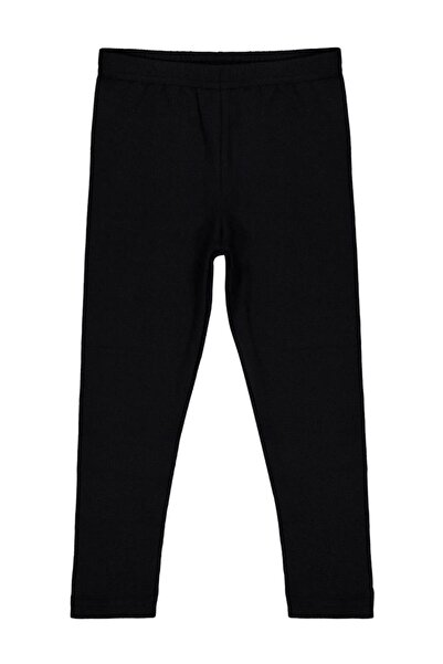 Civil Girls Plain Leggings for Ages 6-9 - Black 6-7 Years Old