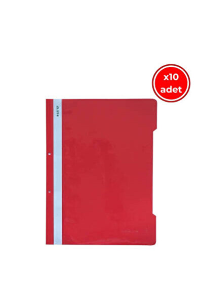 Leitz Степлер, 10 штук, упаковка по 50 штук, A4, 2 отверстия, черный