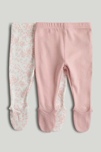 MOTHERCARE 2 Pack Leggings with Feet