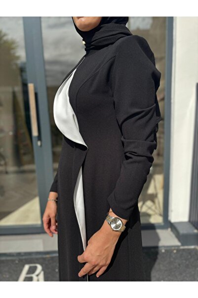 QOOQ STORE 26Fw400 Women's Dress with Flounce Black