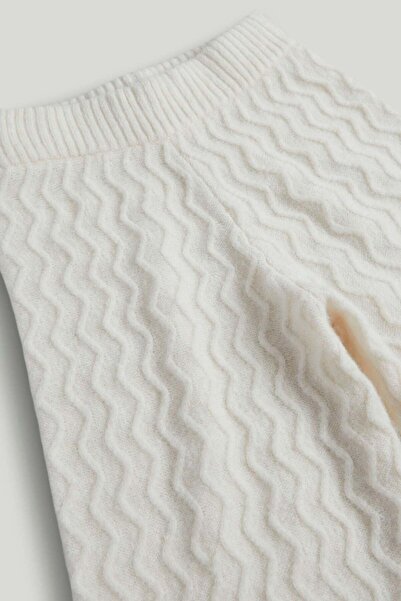 MOTHERCARE Cream Knitted Trousers