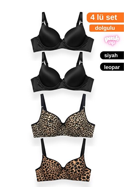 ARMİLLİA DİMODA Sutien cu suport căptușit din 4 piese pentru femei – Design c...