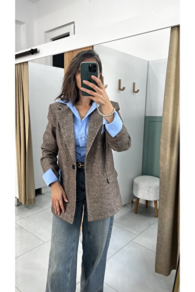 Butik Yünlü Blazer Ceket