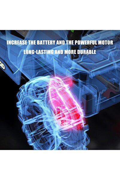 Wemart 12V Kids Ride-On Truck - Mini Electric Car with Parental Remote Control, LED, 2 Speeds (Red)