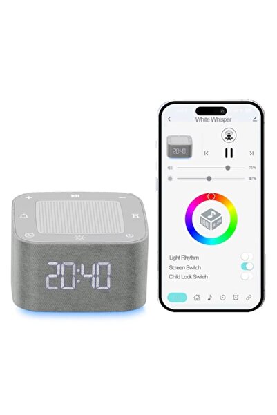 KRUVYX ® Dispozitiv cu zgomot alb – Pentru adulți și copii, reîncărcabil, lum...