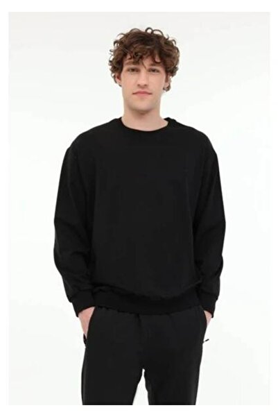 lumberjack 5W Mb Sn75 C Neck Sw 5Pr Erkek Sweat A102024369 Sıyah