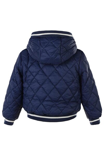 Civil Boys Ribbed Coat for Ages 2-5 - Navy Blue 3-4 Years