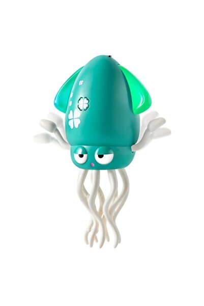 Picodino Interactive baby toy, dancing octopus, music and LED, USB, 6+ months, green