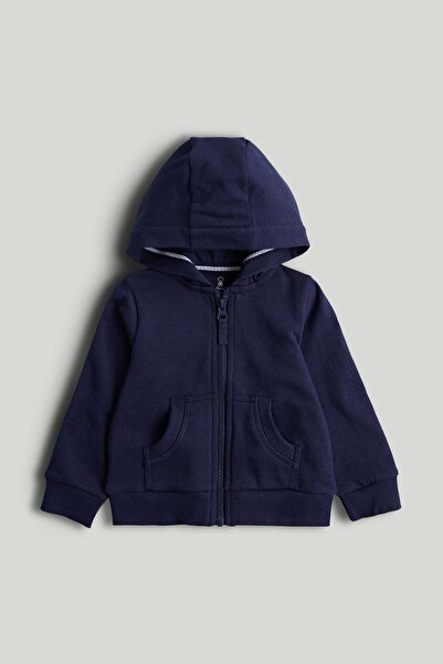 MOTHERCARE Navy Zip-Up Hoodie
