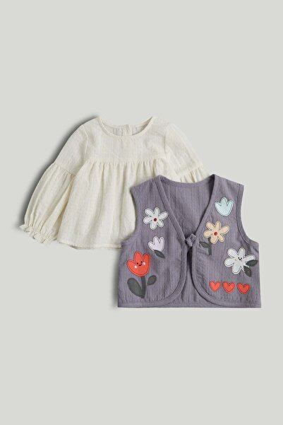 MOTHERCARE طقم بلوزة وصدرية