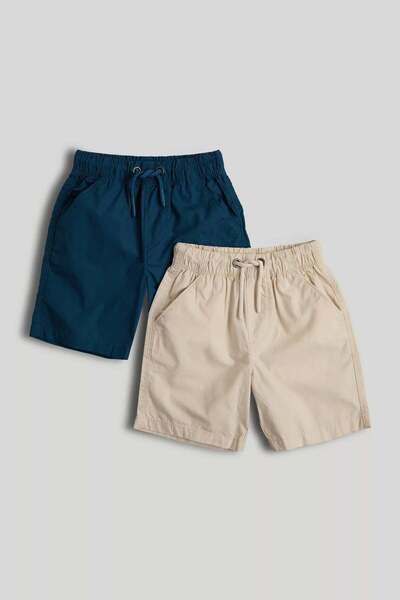 MOTHERCARE 2 Pack Poplin Shorts