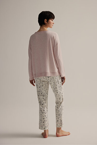 Hays Kadın Pamuklu Uzun Kollu Pijama Üstü