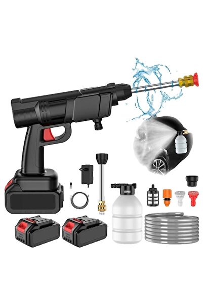 dalimag Aparat de spălat cu presiune, 2 baterii, 1 încărcător, motor puternic...