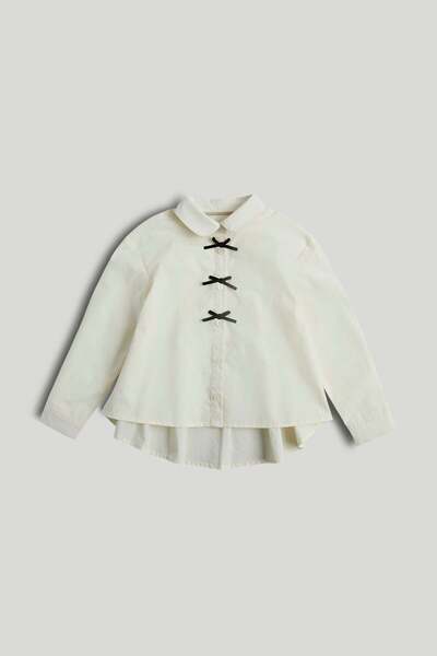 MOTHERCARE Cream Back Pleated Shirt