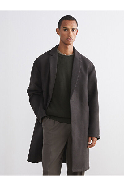 LC Waikiki Vizyon New Season Standard Fit Men's Cashmere Coat