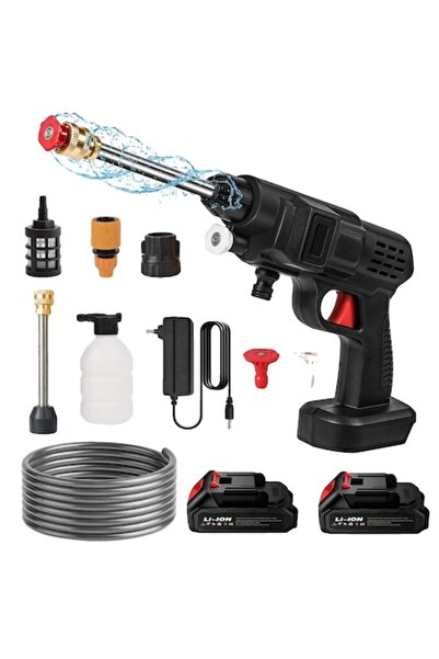 dalimag Aparat de spălat cu presiune portabil, funcționalitate versatilă, 2 b...