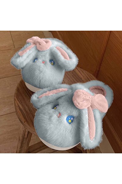 OEM Fluffy slippers for women, funny rabbit pattern, L608