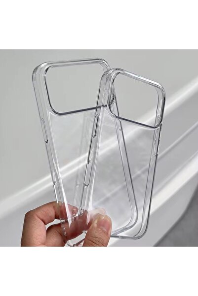 Noppax İphone 17 Pro Sert Sararmaz Pc Mika Kılıf Arka Kapak Sararmayan Telefo...