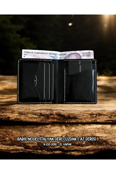Nicevia Babil Model Italian Leather Wallet (Horse Leather)