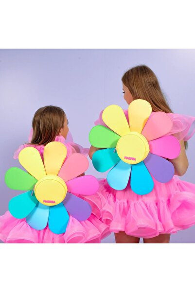 MADMIA rucsac, pentru fete, model Crazy Daisy, multicolor