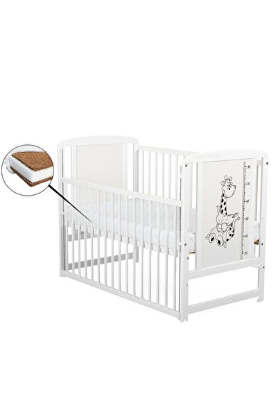 Babyneeds Patut din lemn bebe, 120x60 cm, Cu laterala culisanta, Din lemn de ...