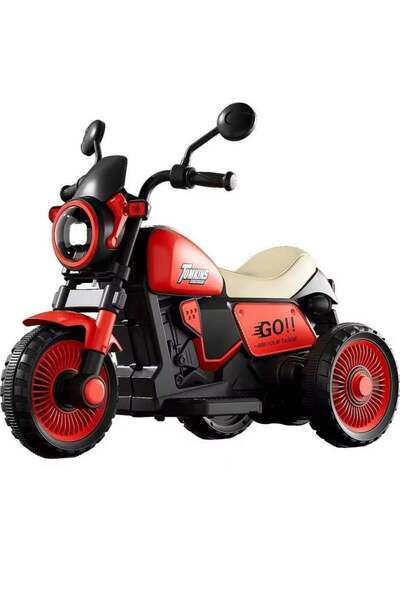 Toybox دراجة كهربائية للأطفال بمحرك واحد - موسيقى وأضواء وUSB للأعمار من 2 إل...