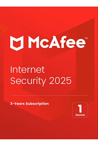McAFEE Internet Security | 1 Device 3 Years | 2025 | Digital License
