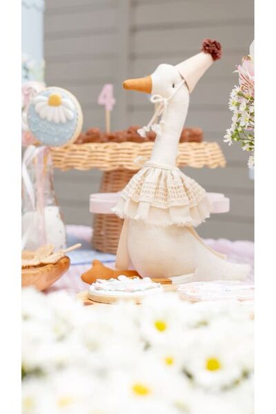 Atölye LİDYA Ördek Sevimli El Yapımı Uyku Arkadaşı %100 Pamuk