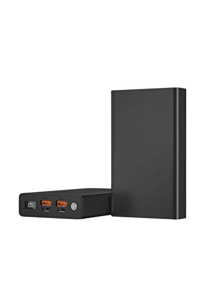 Voltres External Battery 20000mAh, 100W Charging Power, 2x USB-C & 2x USB-A, Trickle Mode, Compact