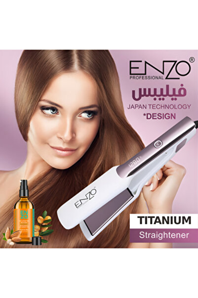 Enzo Professional ENZO EN-3850 Professional Digital Hair Straightener Fast Heating Salon Flat Iron with Luxury Design