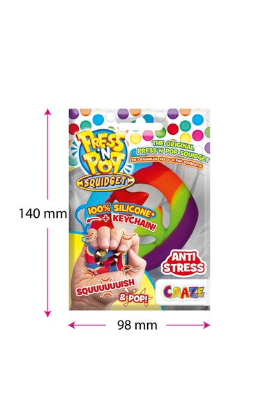 CRAZE اضغط على زر "N Pop Squidget"