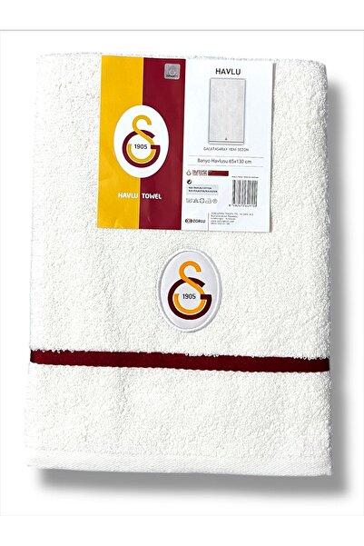 Taç Πετσέτα μπάνιου GS Cimbom Yellow Red Bandroll Fan 65 x 130 cm