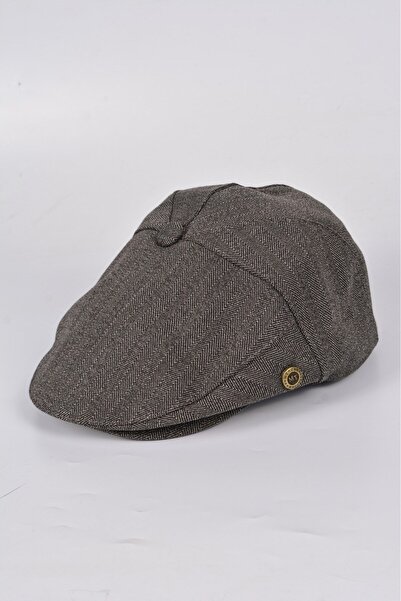 mercantoptan Buttoned Classic Cap Winter Bosa Fabric Hat