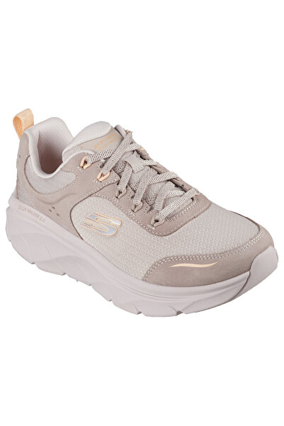 SKECHERS Pantofi dama sport D'LUX WALKER 2.0 AUTUMN SUN 150108-TAUPE/ORANGE-35